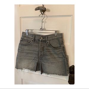 Lucky Brand Traveler Gray Denim Shorts Size 6/28
